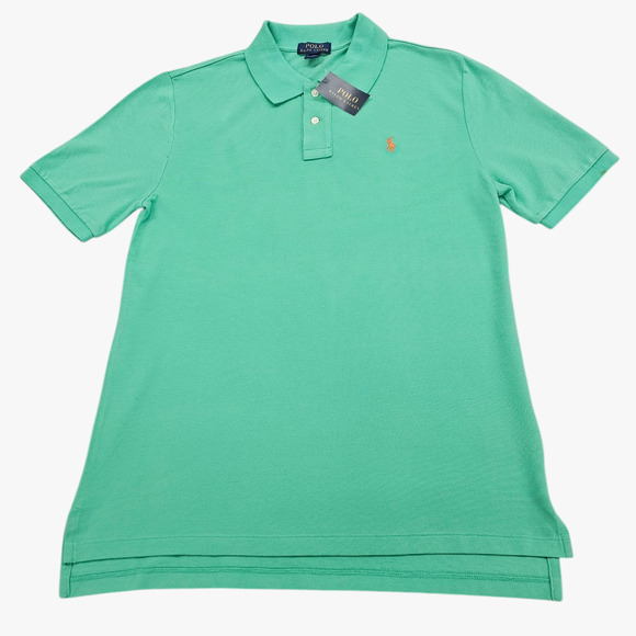 NWT Ralph Lauren Polo Shirt Boys Size XL 18 20 Green Short Sleeve - Picture 1 of 10